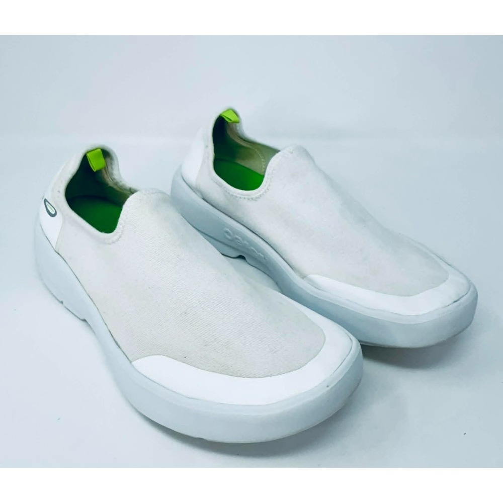 OOFOS OOmg Eezee Low Womens‎ Size 9 White Recovery Slip On Shoes Sneakers